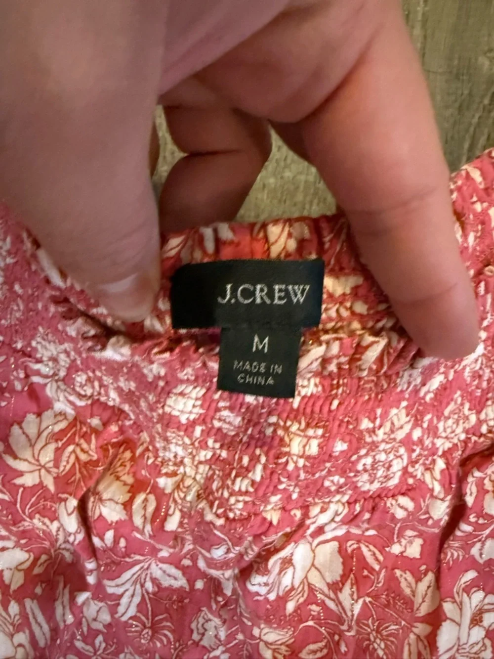 J.Crew Afternoon dress in tossed floral